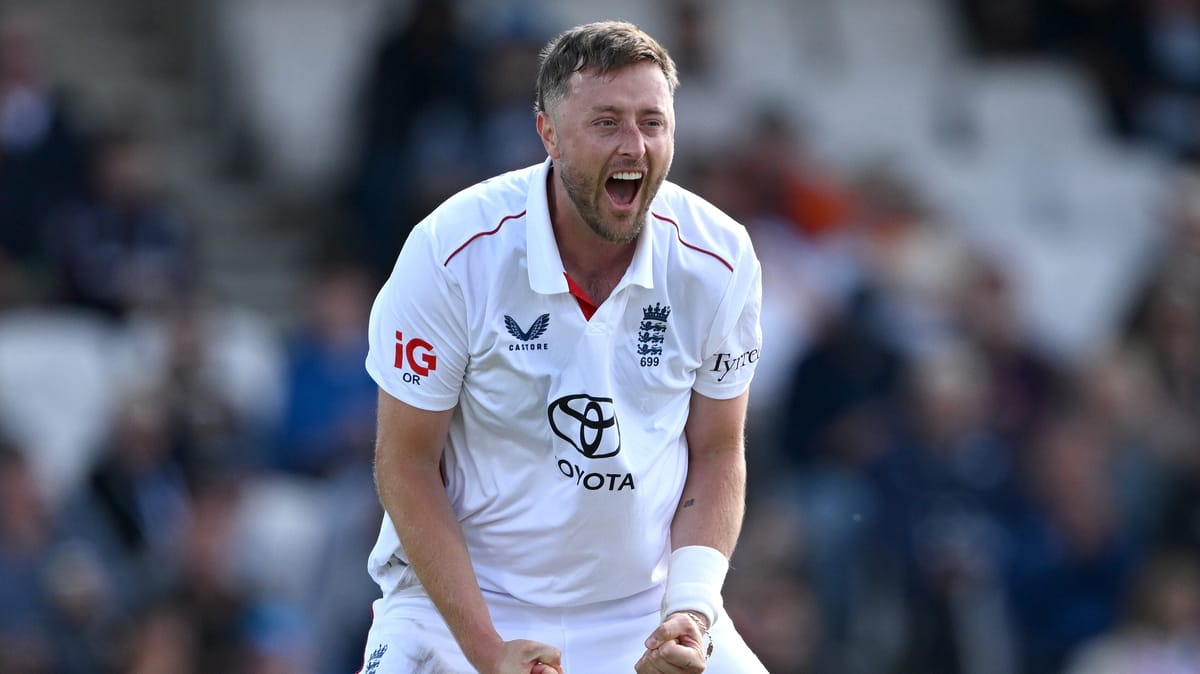 Ollie Robinson v Pakistan August 2026